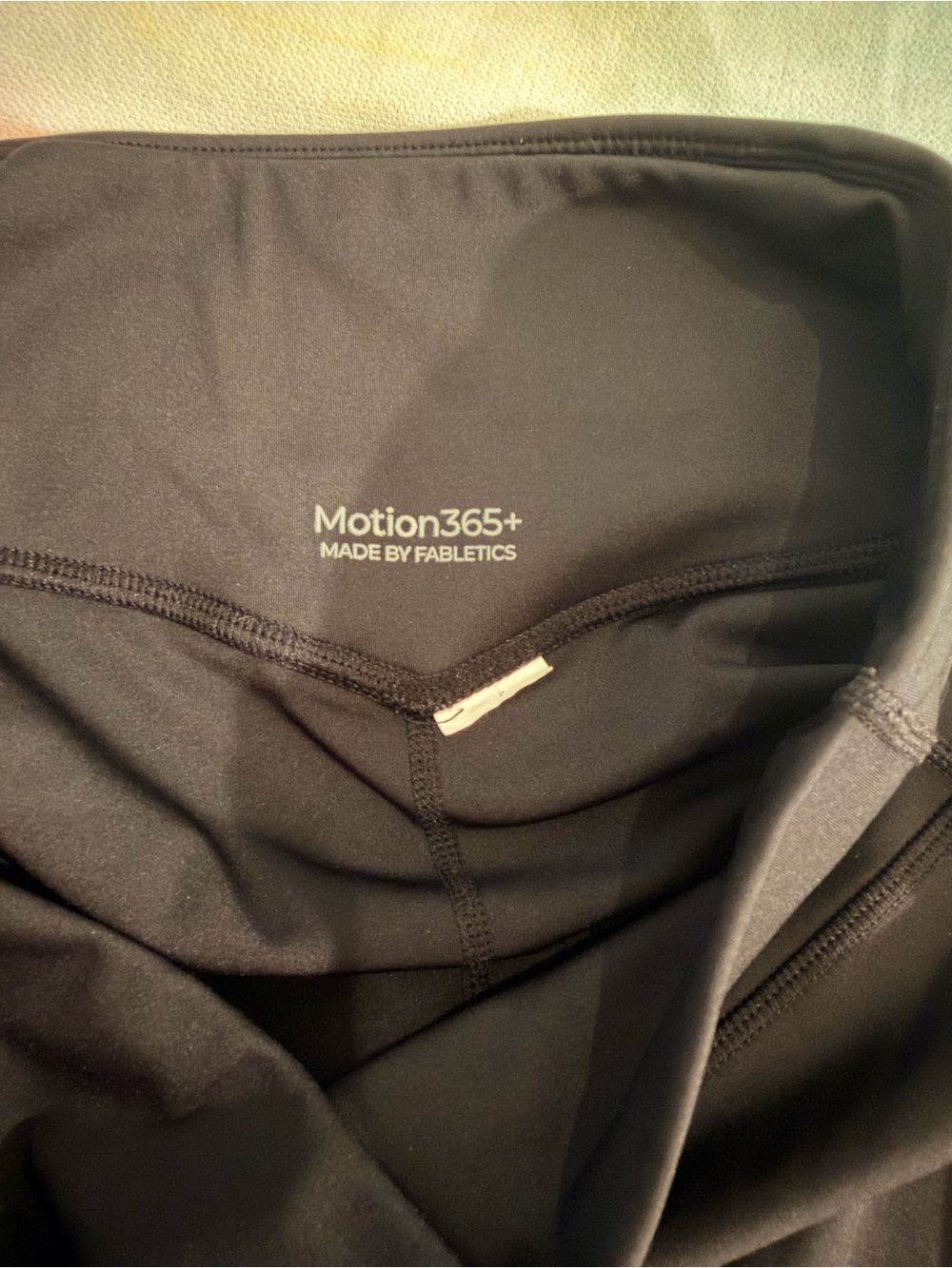 Fabletics Black High-Waist Athletic Bike Shorts - Picture 4 of 5